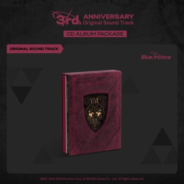 BLUE ARCHIVE 3rd ANNIVERSARY OST (CD ALBUM PACKAGE)