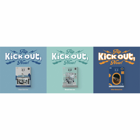 [3CD SET] KickFlip - 2nd Mini Album [Kick Out, Flip Now!] : kpopita