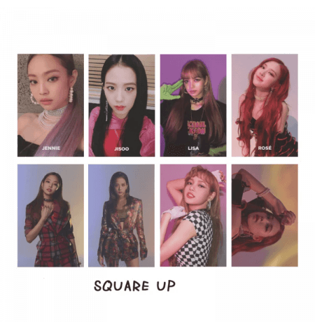 PhotoCard BLACKPINK SQUARE UP PINK VER-40547