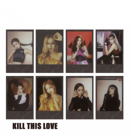 PhotoCard BLACKPINK KILL THIS LOVE BLACK VER-40550