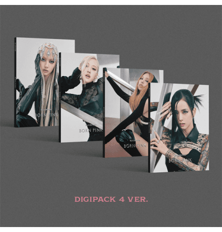BLACKPINK - 2nd ALBUM [BORN PINK] DIGIPACK ver. 4CD - FULL SET