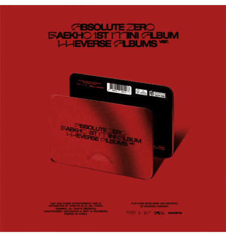 BAEKHO - 1st Mini Album [Absolute Zero] (Weverse Albums ver.)
