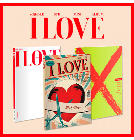 (G)I-DLE - 5th Mini Album [I LOVE] [3CD SET]