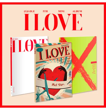 (G)I-DLE - 5th Mini Album [I LOVE] [3CD SET]