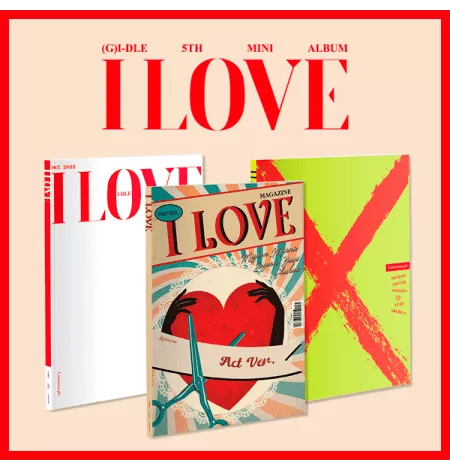 (G)I-DLE - 5th Mini Album [I LOVE] (Random Ver.)