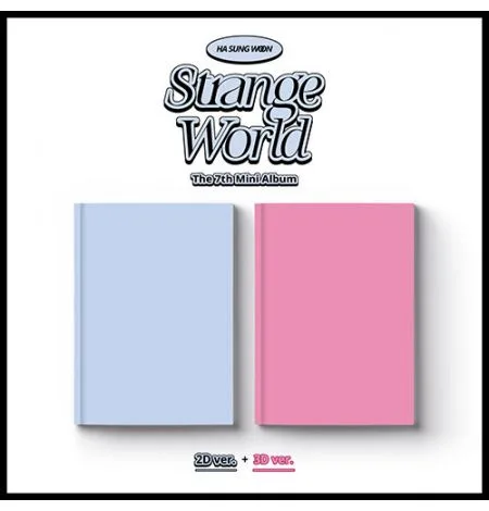 HA SUNG WOON - The 7th Mini Album [Strange World] (Photobook) (FULL SET)