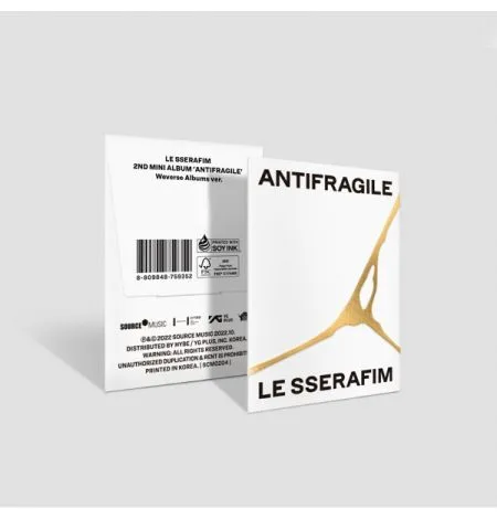 LE SSERAFIM - 2nd Mini Album [ANTIFRAGILE] (Weverse Albums Ver.)