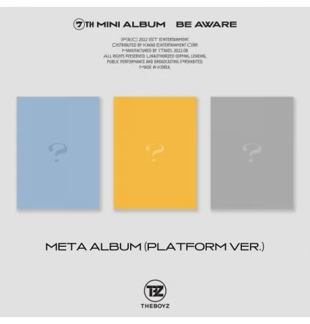 THE BOYZ - Mini Album Vol.7 [BE AWARE] META ALBUM (Platform Ver.) (Random Ver.)