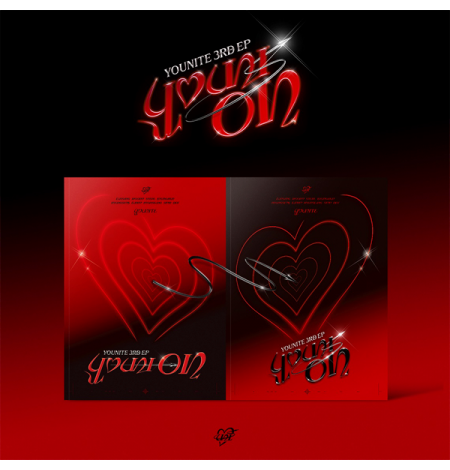 YOUNITE - 3RD EP [YOUNI-ON] (PHOTO BOOK) (RED ON VER. + BLACK ON VER.) [2CD SET]