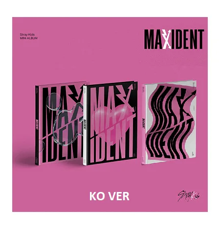 Stray Kids - Mini Album [MAXIDENT] GO Ver - STANDARD EDITION Full Set + LIMITED EDITION - الكمية جدا محدودة