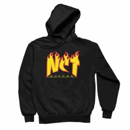 NCT Flame Hoodie, Nct Sweatshirt, Kpop Merch, Kpop Hoodie