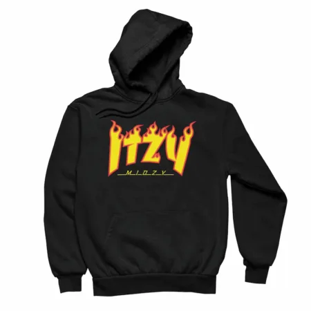 Itzy Flame Hoodie, Itzy Sweatshirt
