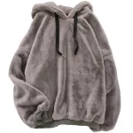 Winter Fashion Sweet And Velvet Warm Comfortable Women's Hoodies
