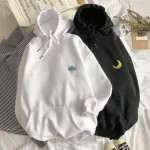 Mood hoodie embroidered