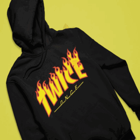 TWICE Flame Hoodie, Twice Sweatshirt, Blackpink, Stray Kids, Unisex