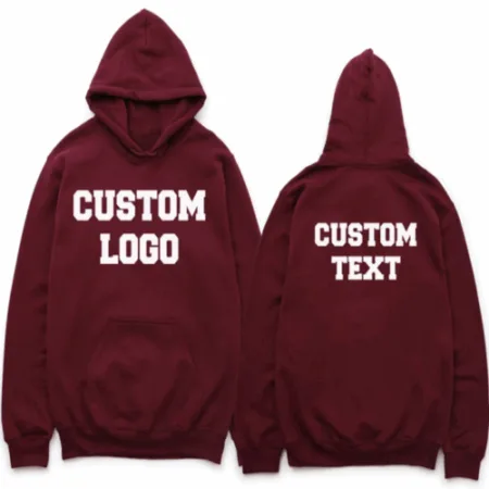 Custom Personalized Text Hoodie, Your Design, Your Photo