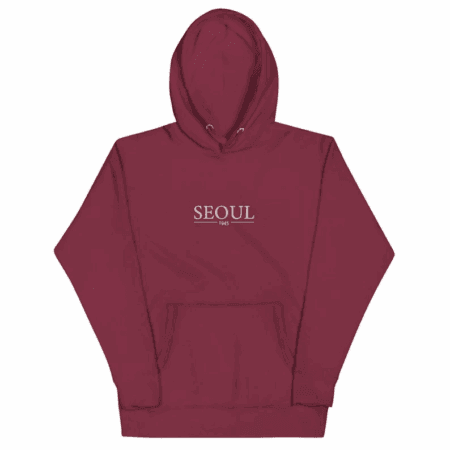 Seoul Embroidered Unisex Hoodie