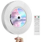 CD Player Wall Mountable with Bluetooth: CD Music Player Portable for Home with Remote Control - HiFi Sound Speaker…