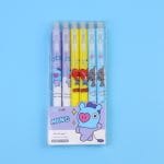 6Pcs-set-0-5Mm-Erasable-Bt21-Neutral-Pens-Kawaii-Students-Stationery-Students-Office-Writing-Press-The