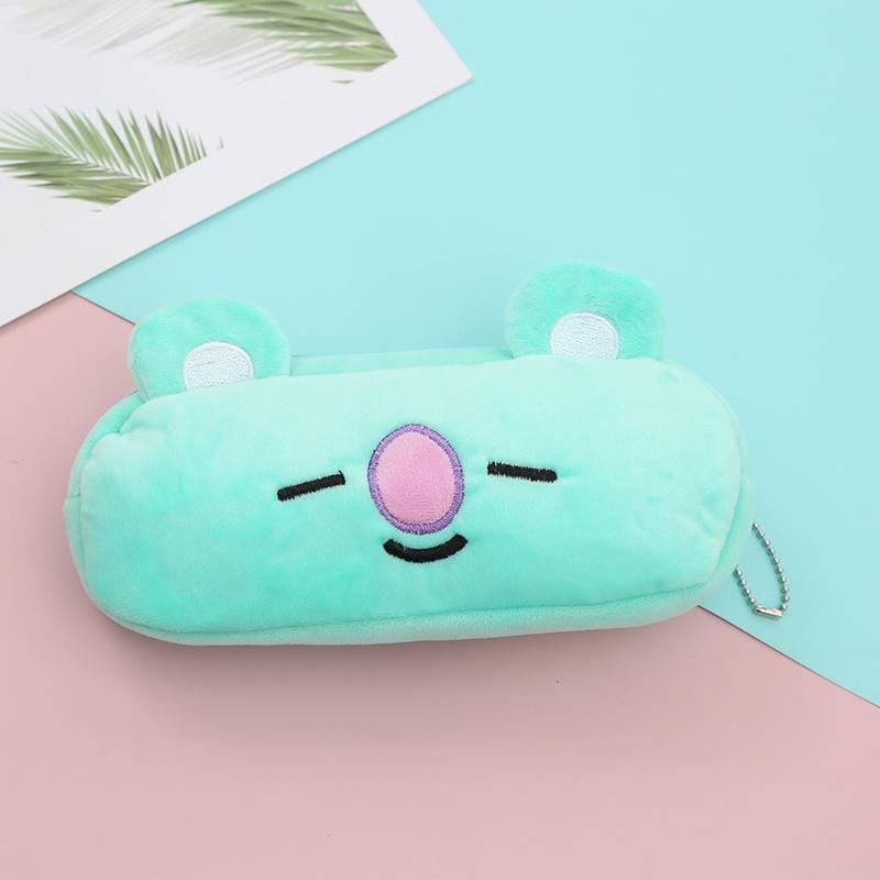 Anime-BTS-bt21-Kawaii-Kpop-Rj-Koya-Chimmy-Plush-Pencil-Case-Tata-Cooky-Shooky-Mang-Van-1