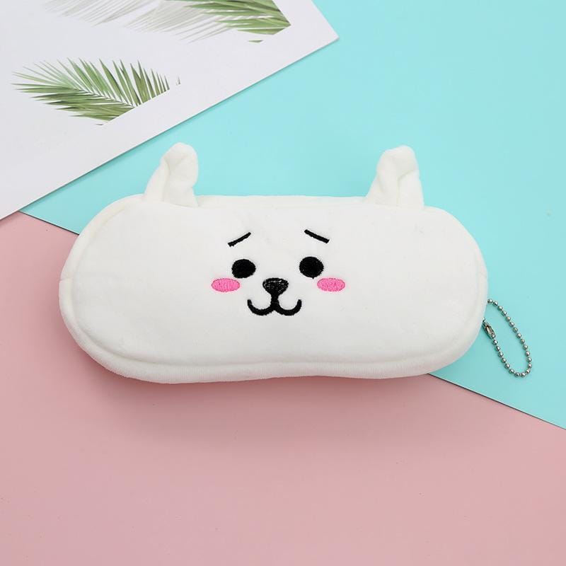 Anime-BTS-bt21-Kawaii-Kpop-Rj-Koya-Chimmy-Plush-Pencil-Case-Tata-Cooky-Shooky-Mang-Van-2