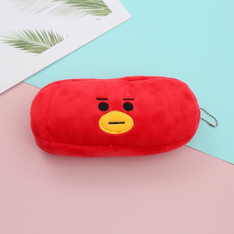 Anime-BTS-bt21-Kawaii-Kpop-Rj-Koya-Chimmy-Plush-Pencil-Case-Tata-Cooky-Shooky-Mang-Van-4