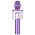 BONAOK Wireless Bluetooth Karaoke Microphone, 3-in-1 Portable Handheld Mic Speaker Machine for All Smartphones, for…