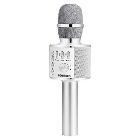 BONAOK Wireless Bluetooth Karaoke Microphone,3-in-1 Portable Handheld Mic Speaker for All Smartphones,Gifts for Kids…