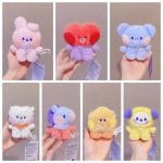 BT21 New Mini Plush Doll Pendant Keychain Plush Toy Bag