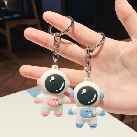 Bt21 Anime Astronaut Key Buckle Astronaut Pendant PVC Hang Bag