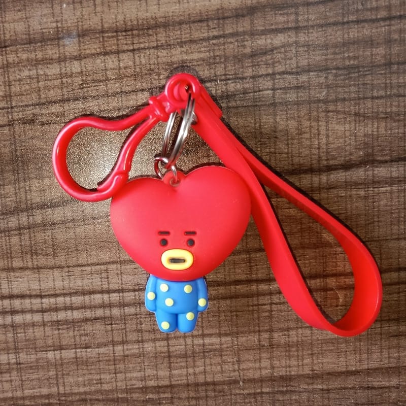 Bt21-Bangtan-Boys-Mang-Koya-Chimmy-Cooky-Shooky-Cartoon-Rubber-Animal-Keychain-Phone-Backpack-Key-Ring-3