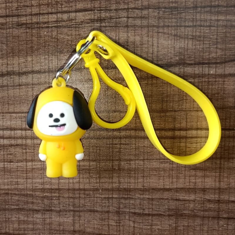 Bt21-Bangtan-Boys-Mang-Koya-Chimmy-Cooky-Shooky-Cartoon-Rubber-Animal-Keychain-Phone-Backpack-Key-Ring-5