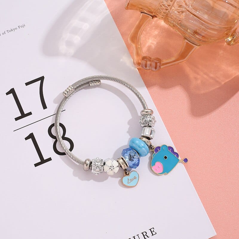 Bt21-Kpop-Doras-Bead-Plush-Doll-Bracelet-Fashion-Cartoon-Girls-3D-Diy-Pendant-Crystal-Bracelet-Jewelry-2