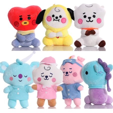 Cartoon Kpop Super Star Kawaii Animal Koala Horse Bt21