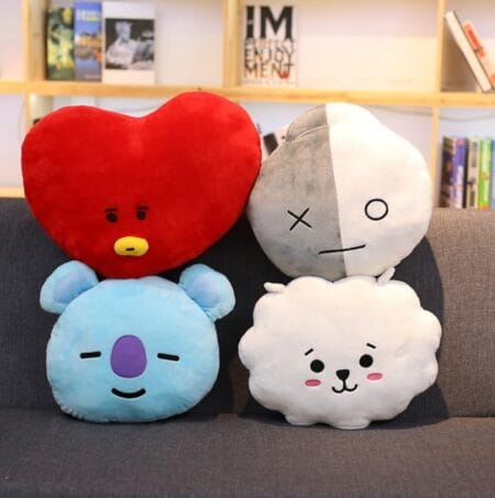 Cute Bt21 Pillow Plush Toy Hot Sale Kpop Stuffed Plushie Doll