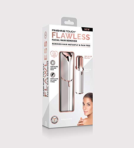 Finishing-Touch-Flawless-Facial-Hair-Remover-for-Women-WhiteRose-Gold-Electric-Face-Razor-for-Women-with-LED-Light-for-Instant-and-Painless-Hair-Removal-0-0