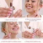 Finishing-Touch-Flawless-Facial-Hair-Remover-for-Women-WhiteRose-Gold-Electric-Face-Razor-for-Women-with-LED-Light-for-Instant-and-Painless-Hair-Removal-0