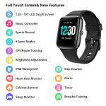 Fitness-Tracker-with-Heart-Rate-Monitor-Fitpolo-Smart-Watch-13-inches-Color-Touch-Screen-IP68-Waterproof-Step-Calorie-Counter-Sleep-Monitoring-Pedometer-Watches-Activity-Tracker-for-Women-Men-Kids-0