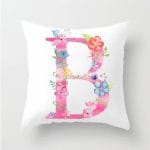 Flower-Letter-Decorative-Cushion-Cover-Pillow-Pillowcase-Polyester-45-45-Throw-Pillows-Home-Decor-Pillowcover-40842