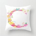 Flower-Letter-Decorative-Cushion-Cover-Pillow-Pillowcase-Polyester-45-45-Throw-Pillows-Home-Decor-Pillowcover-40842