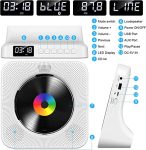 Gueray-CD-Player-Portable-Bluetooth-Desktop-CD-Player-for-Home-CD-Player-with-Timer-Built-in-HiFi-Speakers-with-LCD-Screen-Display-Home-Audio-Boombox-FM-Radio-USB-Type-c-MP3-Music-Player-0
