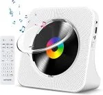 Gueray CD Player Portable Bluetooth Desktop CD Player for Home with Timer Built-in HiFi Speakers with LCD Screen Display…