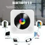 Gueray-CD-Player-Portable-Bluetooth-Desktop-CD-Player-for-Home-CD-Player-with-Timer-Built-in-HiFi-Speakers-with-LCD-Screen-Display-Home-Audio-Boombox-FM-Radio-USB-Type-c-MP3-Music-Player-0