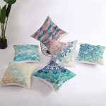 Home-Pillowcase-Nordic-Retro-Mandala-Print-Peach-Skin-Fleece-Square-Pillowcase-Cushion-Cover