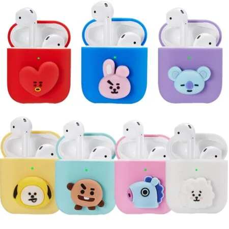 Kawaii Anime Kpop Bt21 Earphone Case for Airpods 1/2/3/pro