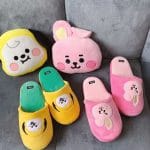 Kawaii-BT21-Anime-Hobby-Tata-Rj-Chimmy-Cooky-Shooky-Mang-Koya-Winter-Plush-Slippers-Home-Shoes