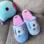 Kawaii-BT21-Anime-Hobby-Tata-Rj-Chimmy-Cooky-Shooky-Mang-Koya-Winter-Plush-Slippers-Home-Shoes