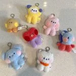 Kawaii BT21 Small Animal Mini Plush Doll Cartoon Bag Ornament