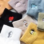Kawaii BT21 Socks Anime Cute Cartoon Cotton