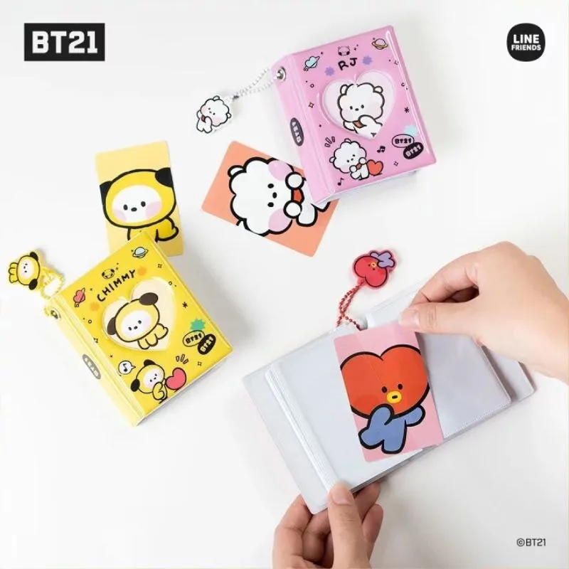 Kawaii-Bt21-Anime-Cooky-Chimmy-Photo-Album-3Inch-Idol-Photos-Storage-Book-Card-Holder-Photocard-Binder-1